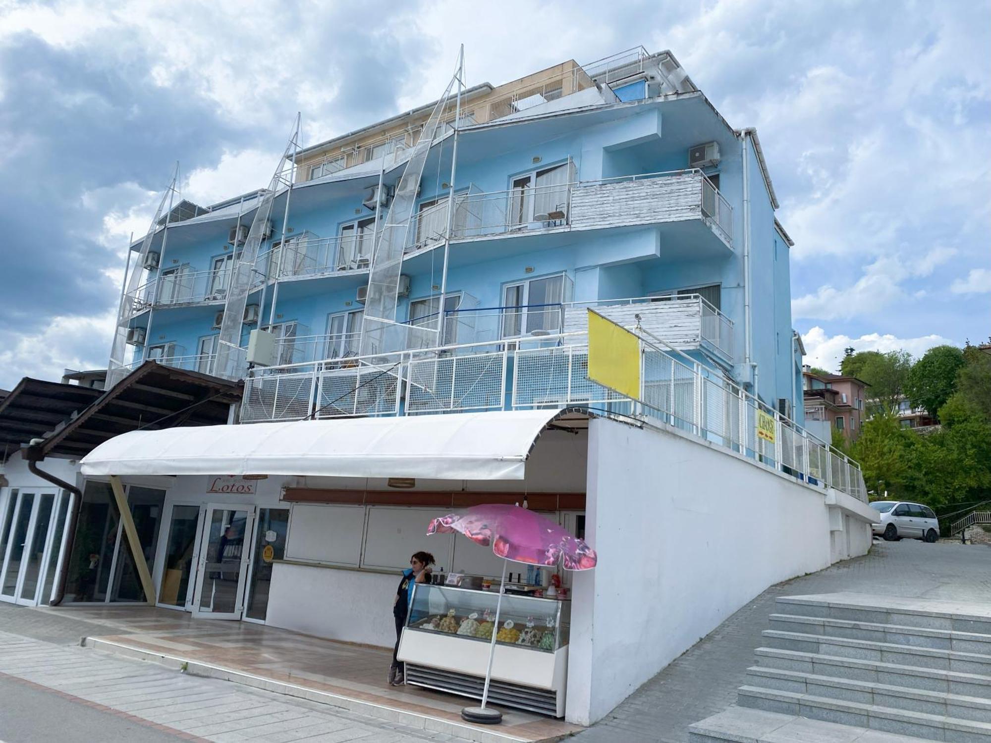 Lotos Hotel Balčik Exteriér fotografie